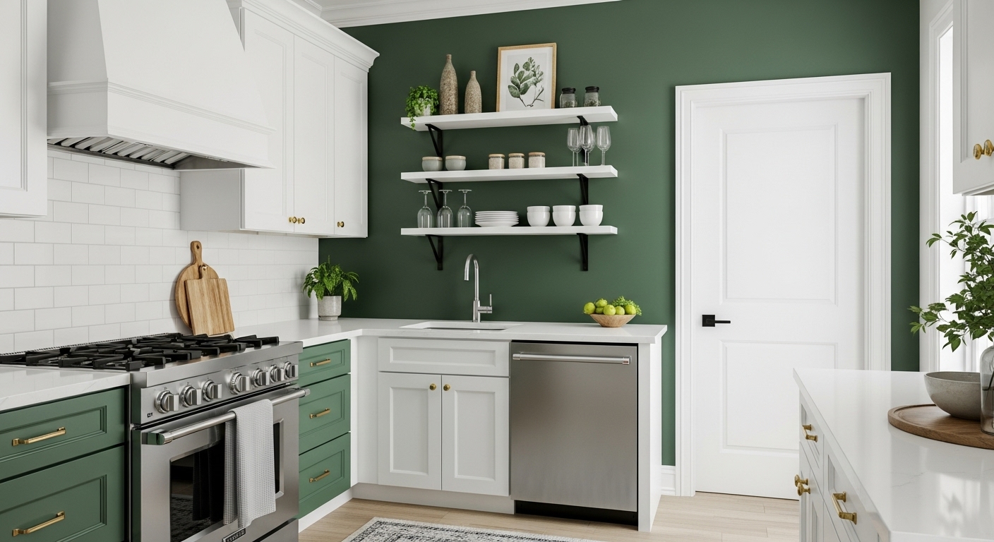 White and Green: Clean and Timeless - Colors That Go with Green