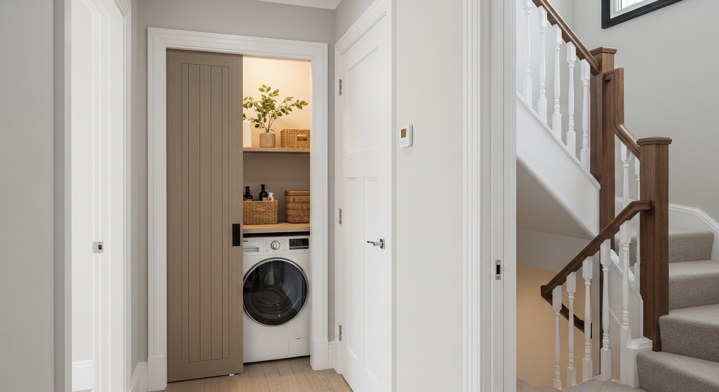 Utility Rooms in Hallways or Under Stairs