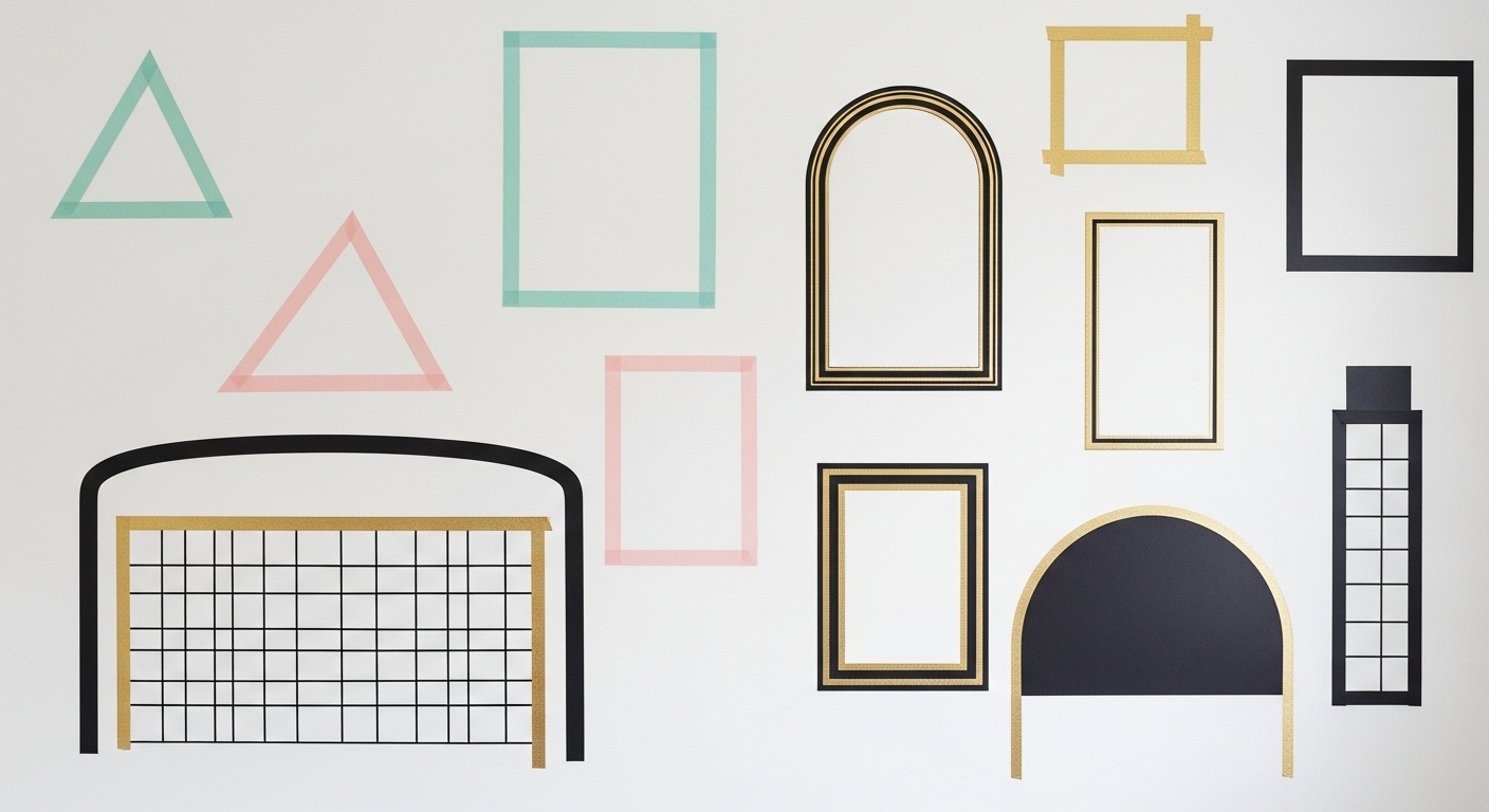 Washi Tape Wall Designs