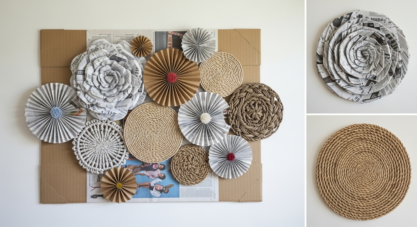 Upcycled Wall Art from Everyday Items