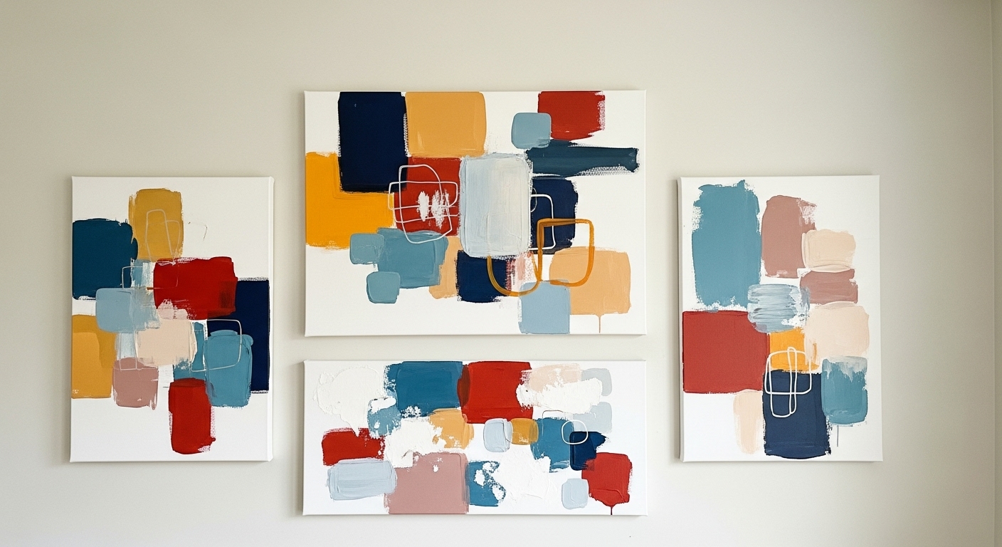 Handmade Abstract Canvas Art