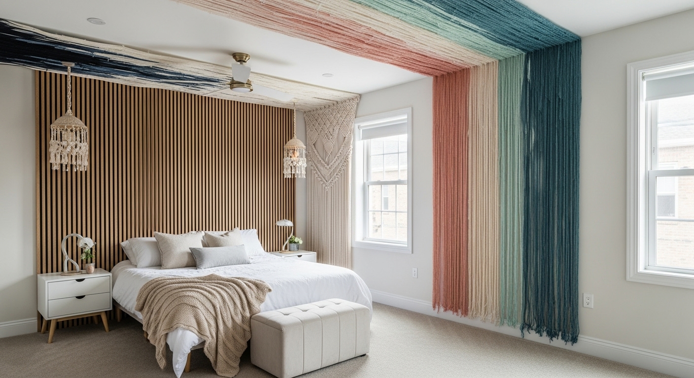 Ceiling-to-Floor Accent Installations