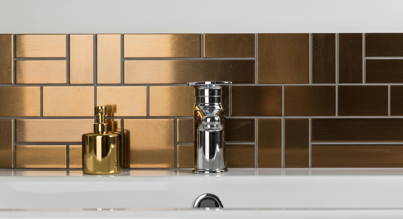 Metallic Accent Tiles