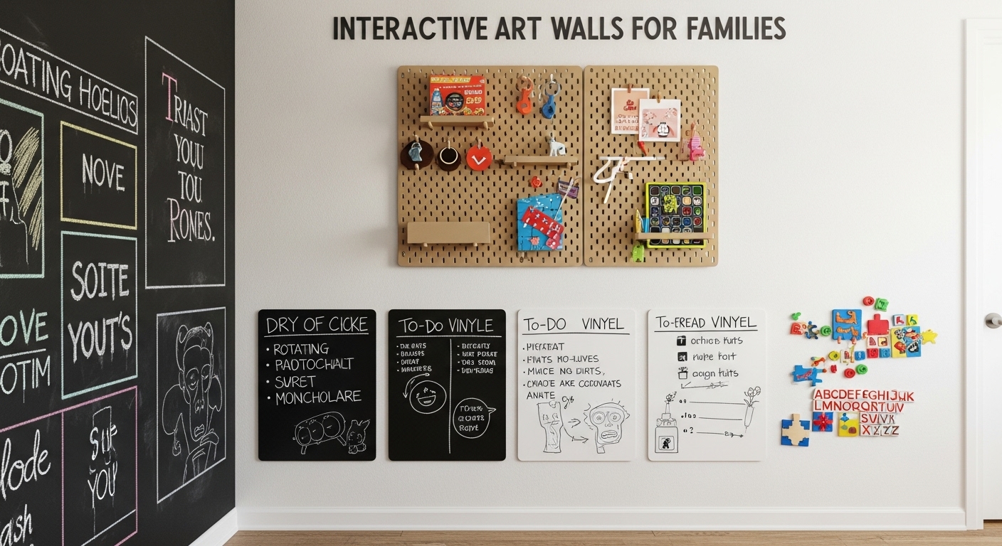 Interactive Art Walls for Families or Guests