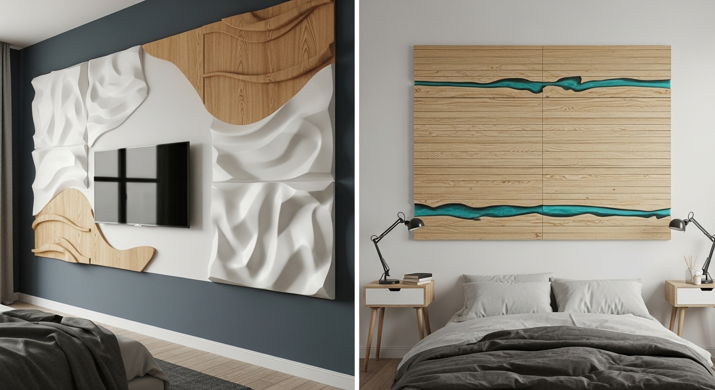 Sculptural and 3D Wall Panels