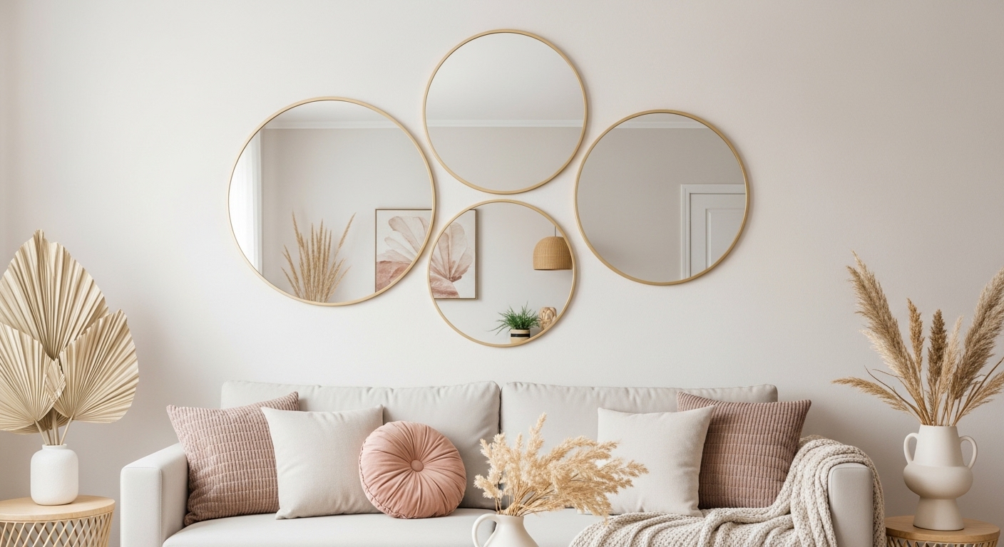 Mirrors That Double the Light and Space
