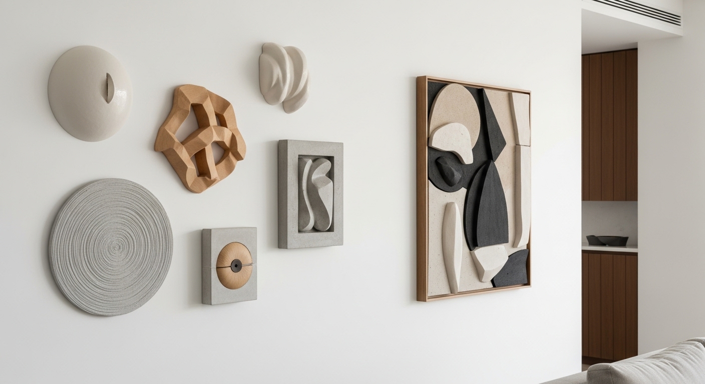 Sculptural and 3D Wall Art