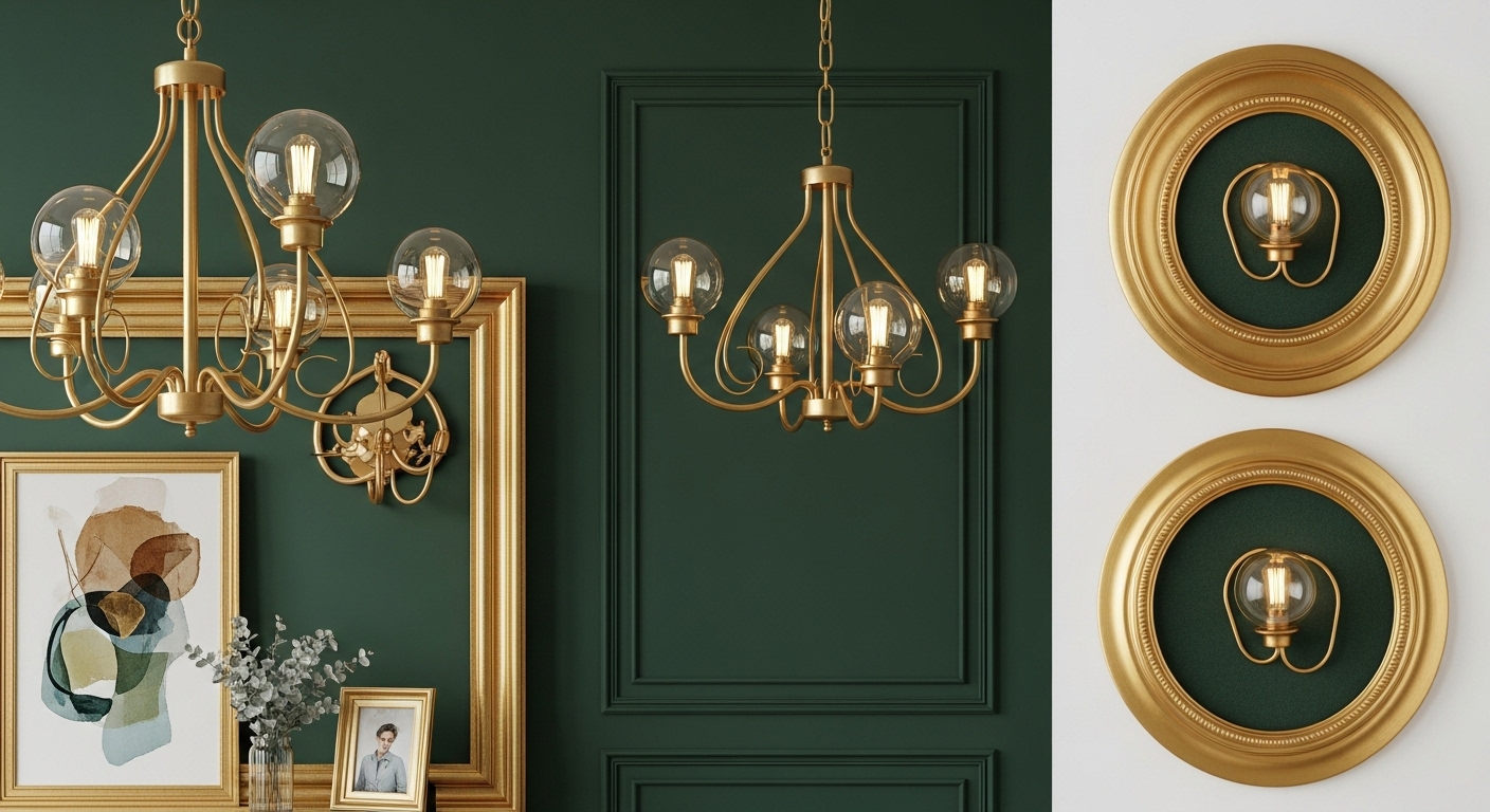 Gold and Green: Luxe and Glamorous