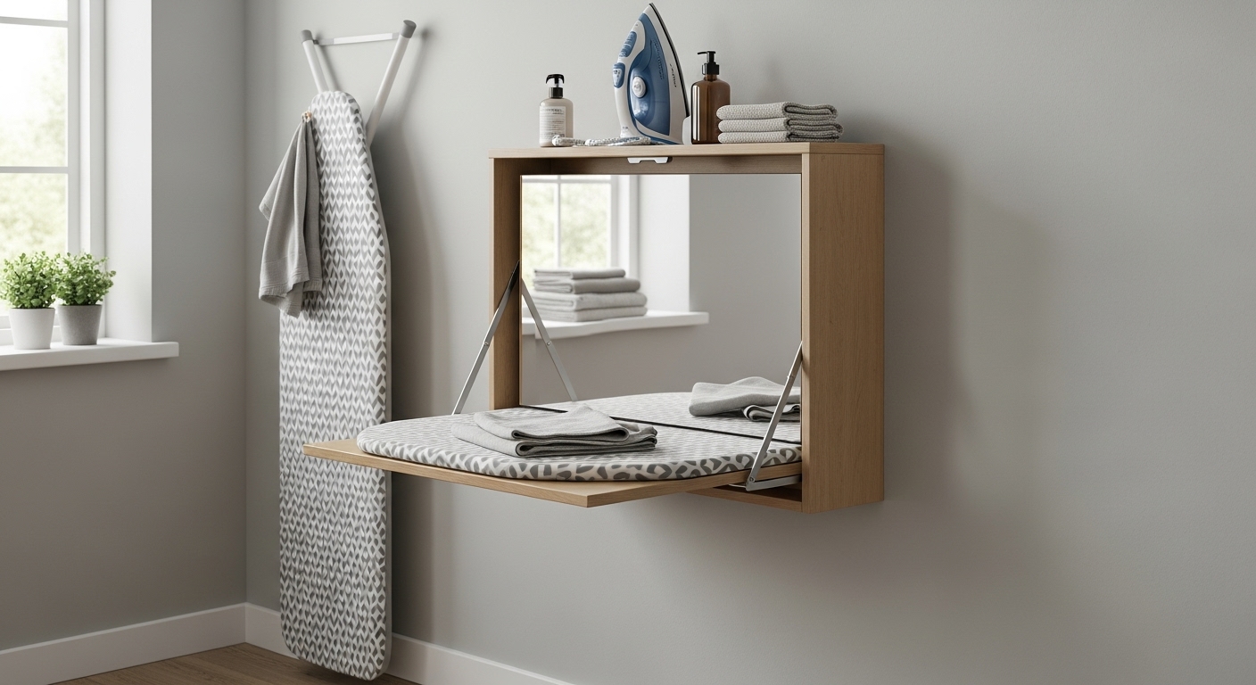 Fold-Down Ironing Boards