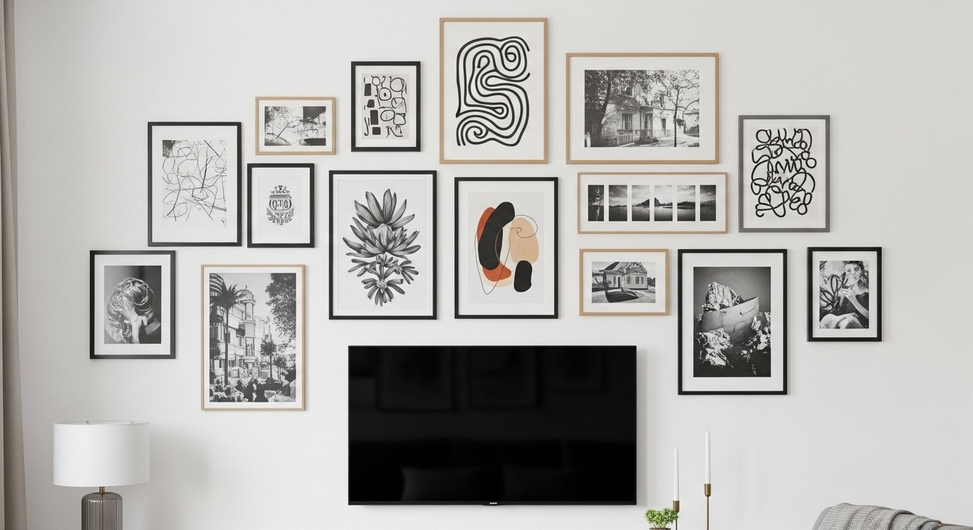 Framed Art Gallery Wall