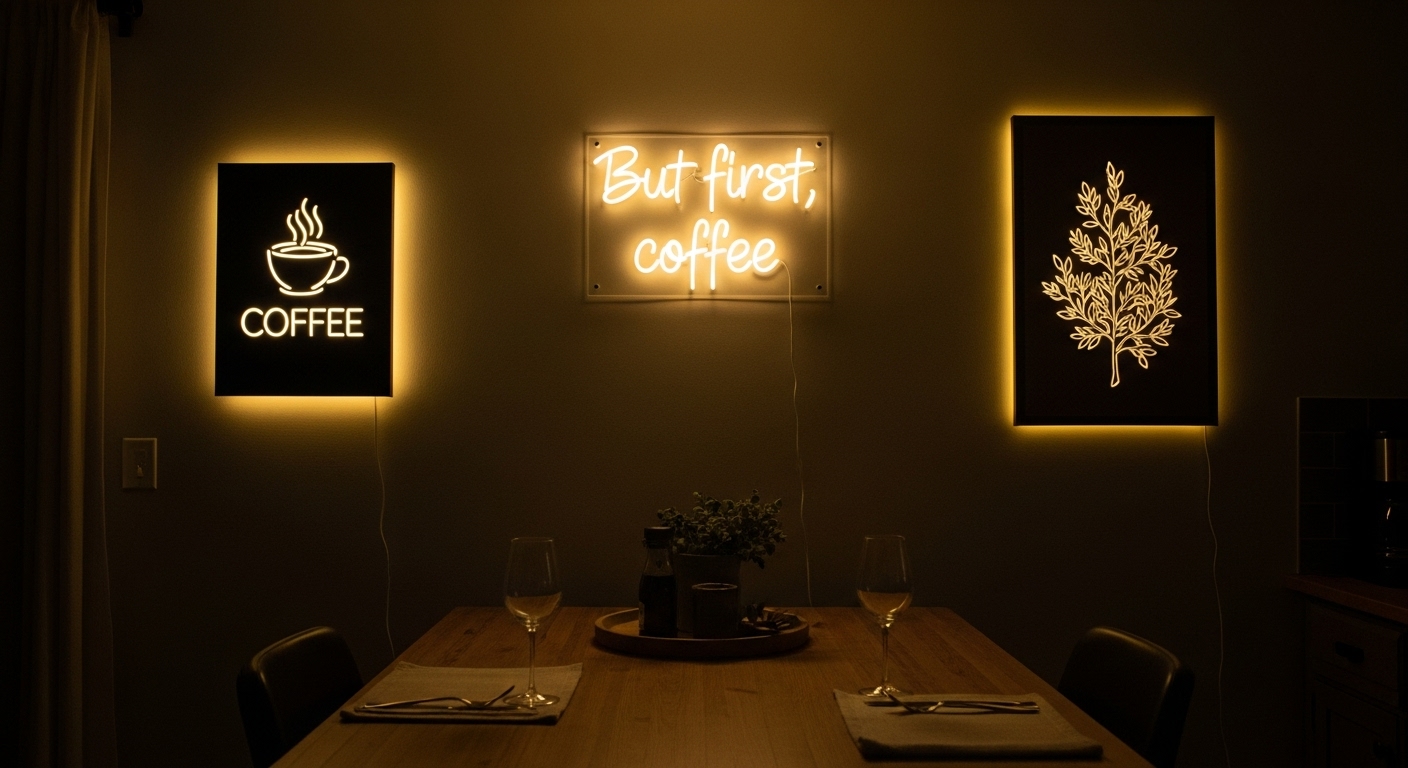 Backlit Wall Art or Neon Signs