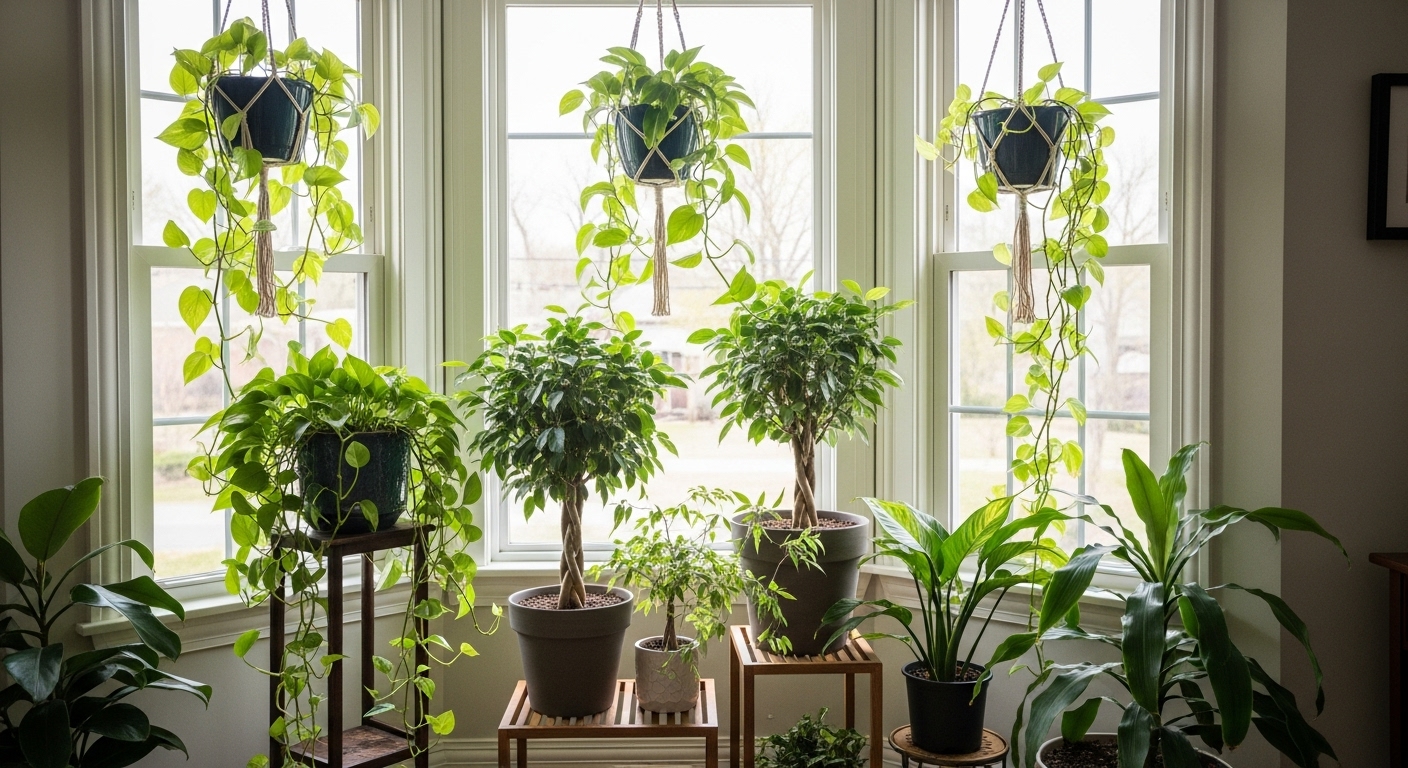 Fill It With Indoor Plants for a Mini Urban Jungle