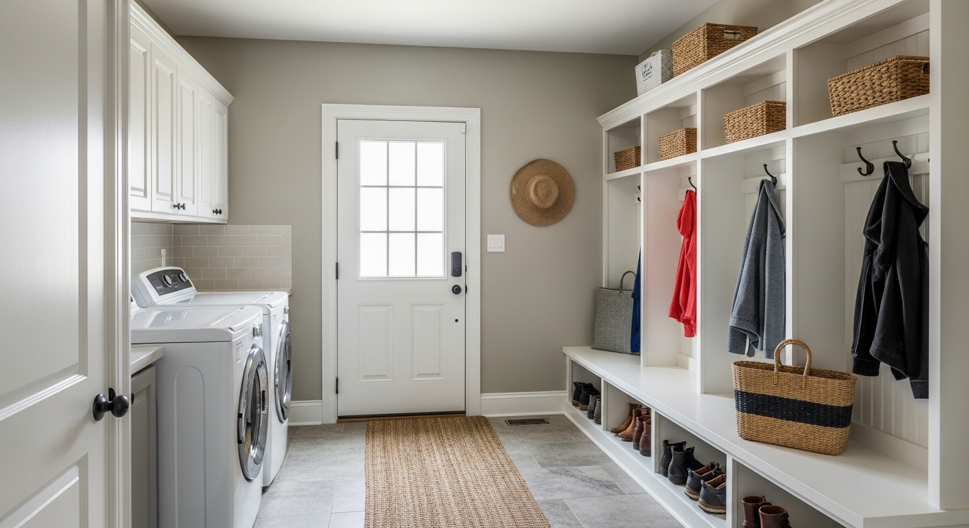 Combine Utility with Mudroom Features