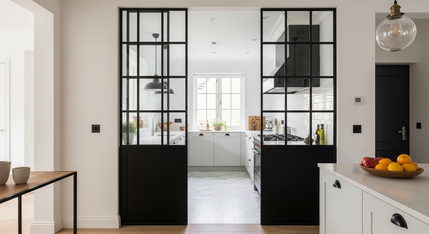 Glass Partitions for Seamless Flow