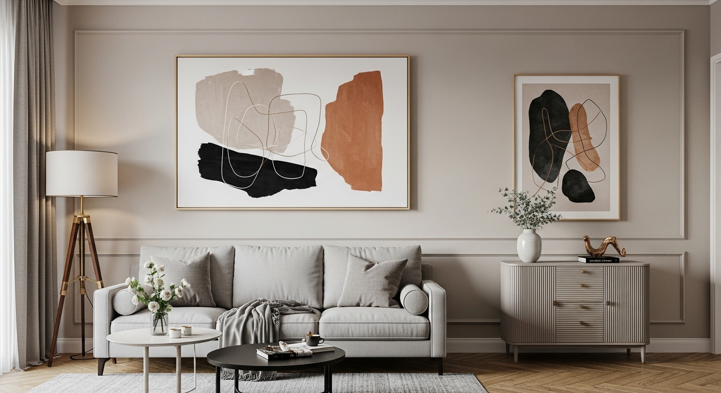Oversized Canvas Art for a Luxe Statement
