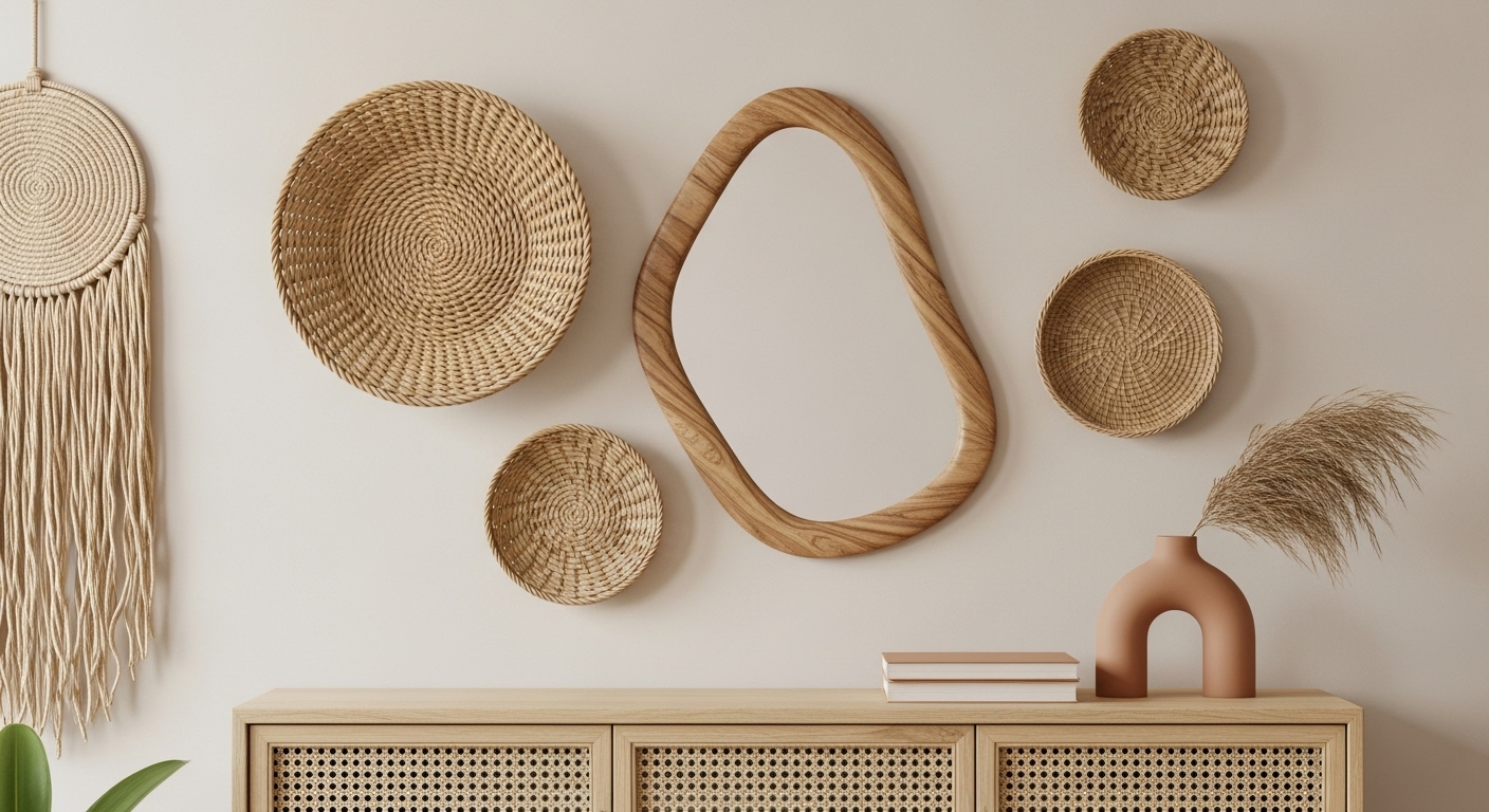 Lean Into Natural Materials and Organic Shapes