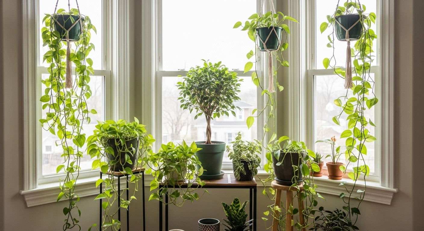 Fill It With Indoor Plants for a Mini Urban Jungle