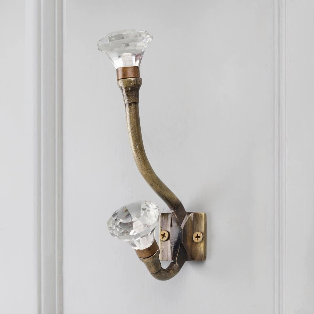 Incorporate Wall Hooks with Decorative Flair