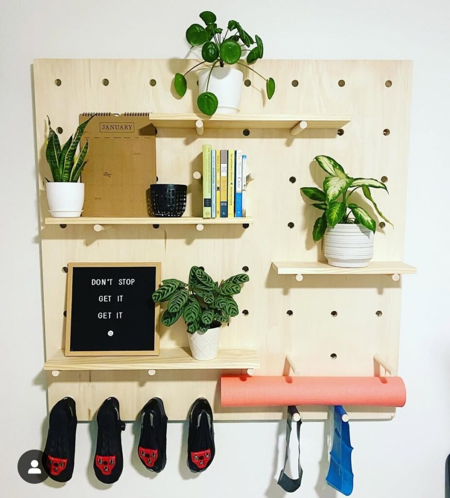 DIY Pegboard Wall