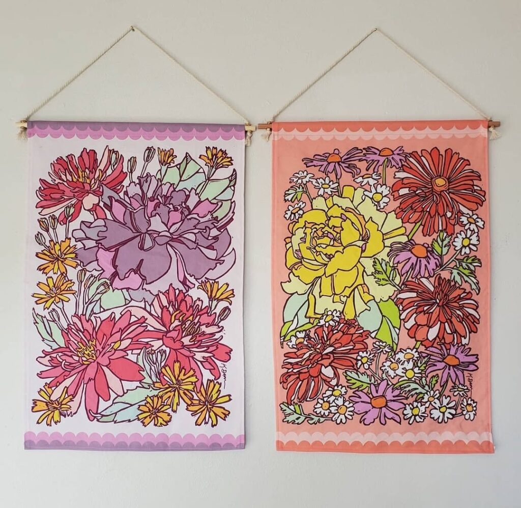 Fabric Tapestry or Scarf Art