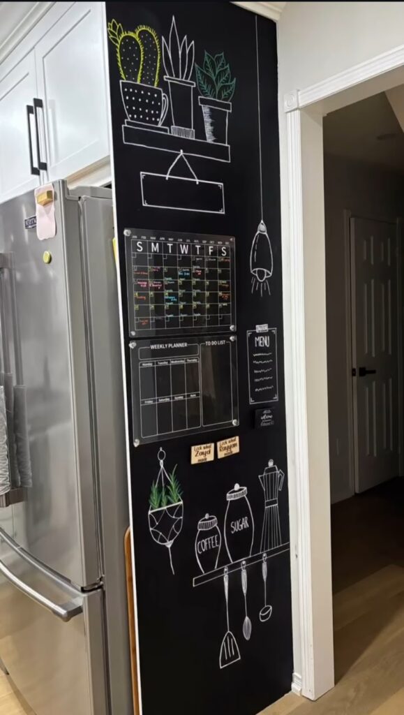 Chalkboard Wall Section