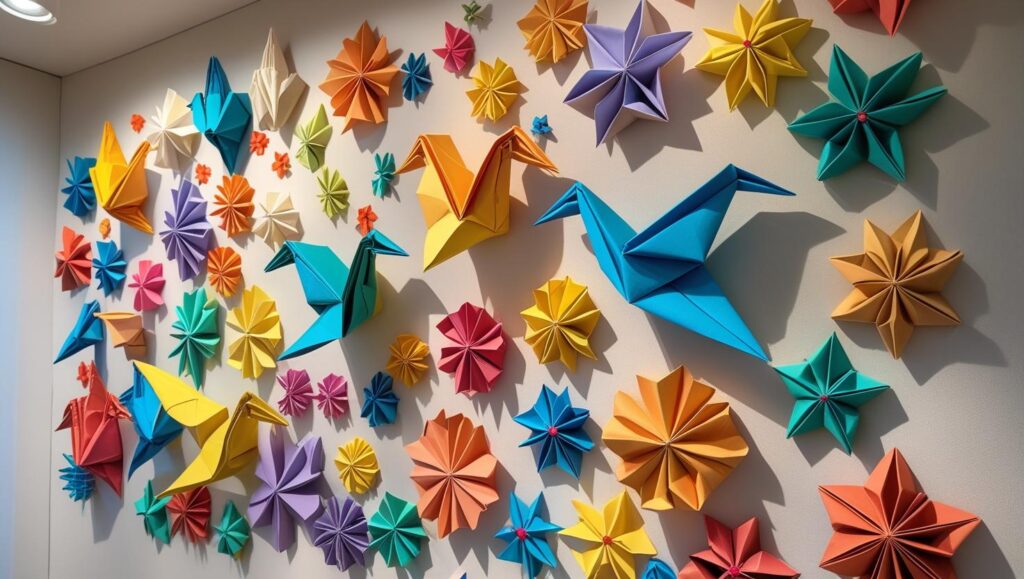 Origami Wall Installation