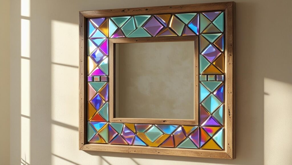 Upcycled Mirror Frame