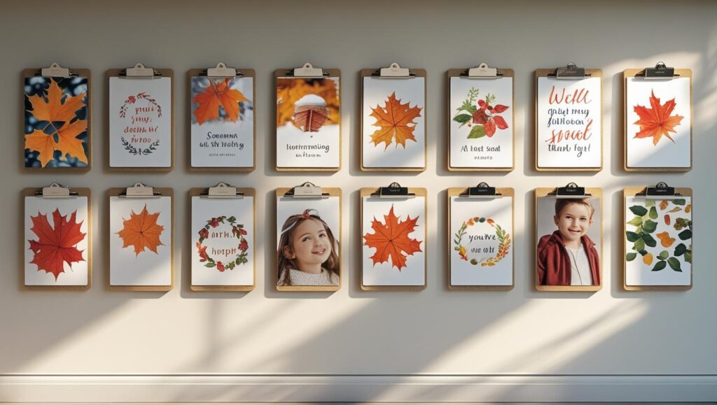 Hanging Clipboard Art Display