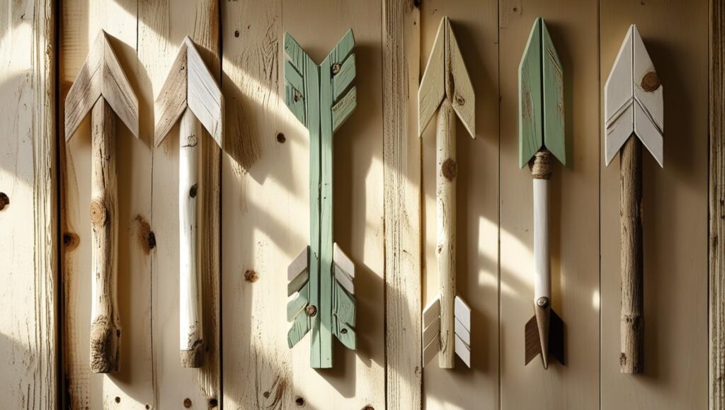 Wooden Wall Arrows