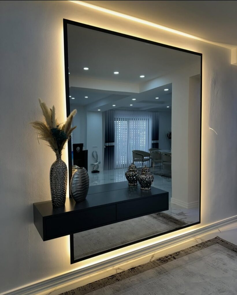 Make Bold Statements with Large Mirrors
