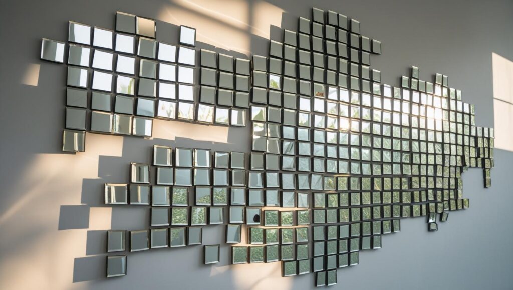 DIY Mirror Wall Art