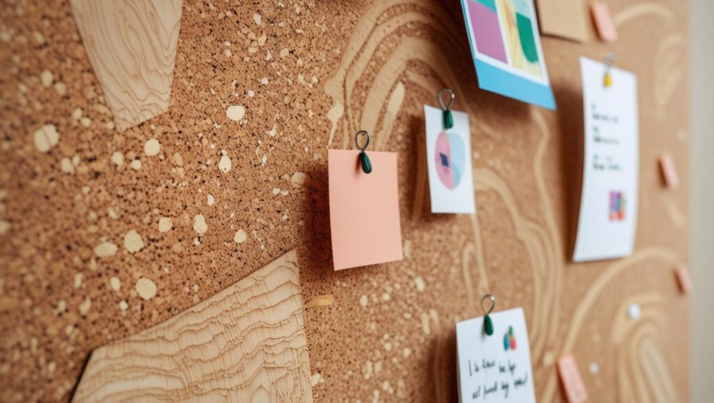 Corkboard Accent Wall
