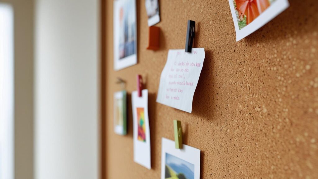 Corkboard Accent Wall