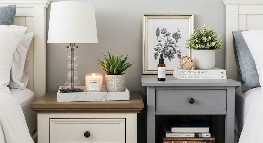 Refresh Nightstands and Decor Vignettes