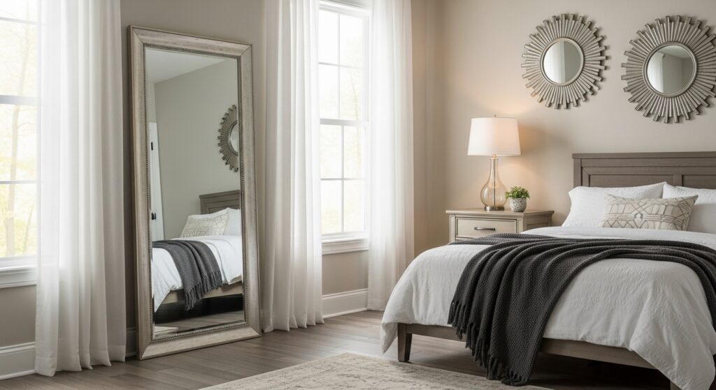 Use Mirrors to Brighten and Enlarge the Space