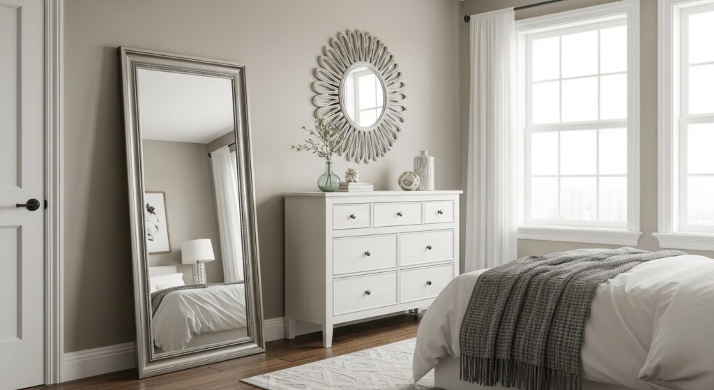 Use Mirrors to Brighten and Enlarge the Space