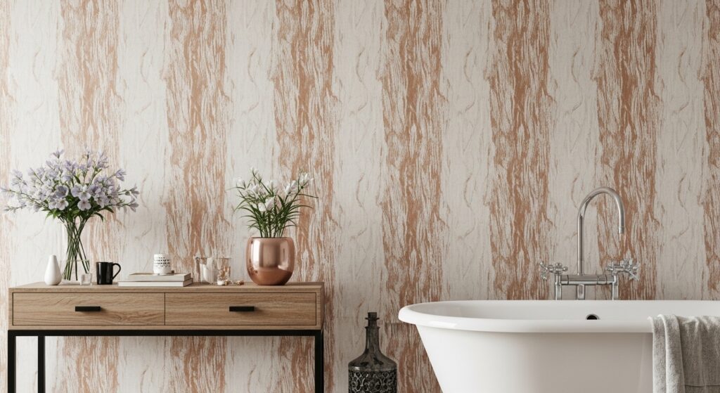 Metallic Wallpaper for a Touch of Luxury