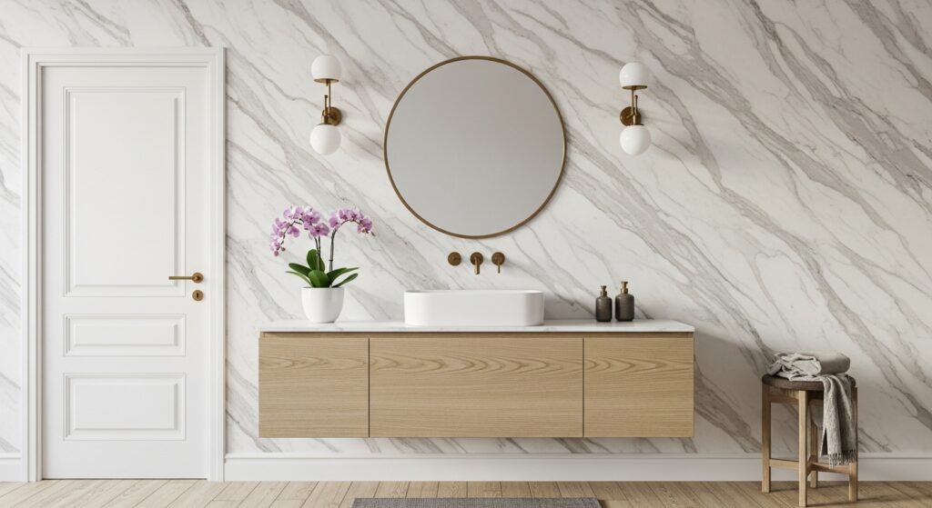 Marble Effect Wallpaper for Classy Interiors