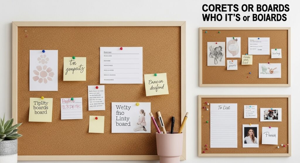 Cork Boards or Pin Boards