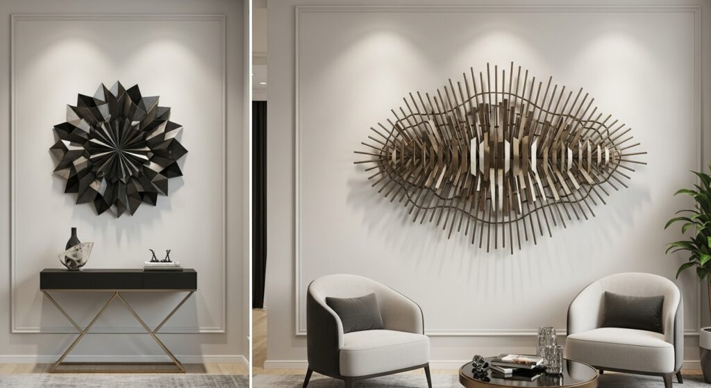 3D Wall Sculptures and Metal Art