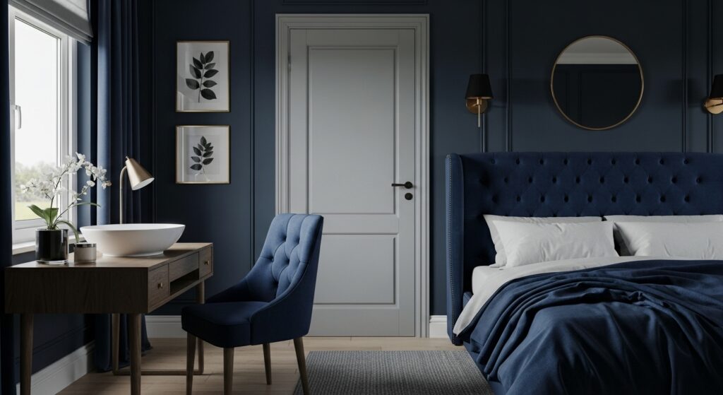 Navy Blue – Deep, Moody, and Sophisticated