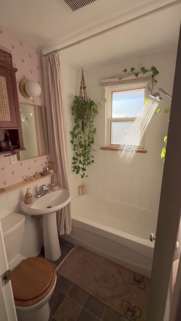 Add a Small Wall Mirror with Style