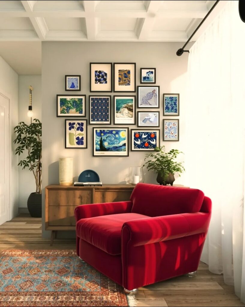Install a Gallery of Framed Plates