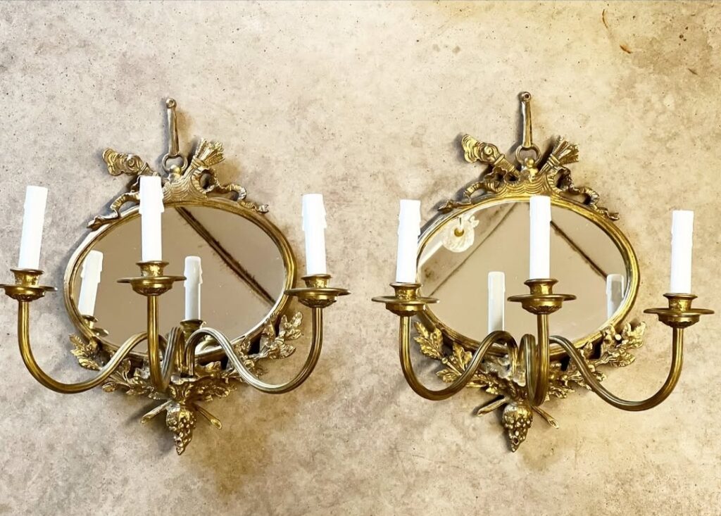Mix Mirrors With Wall Sconces