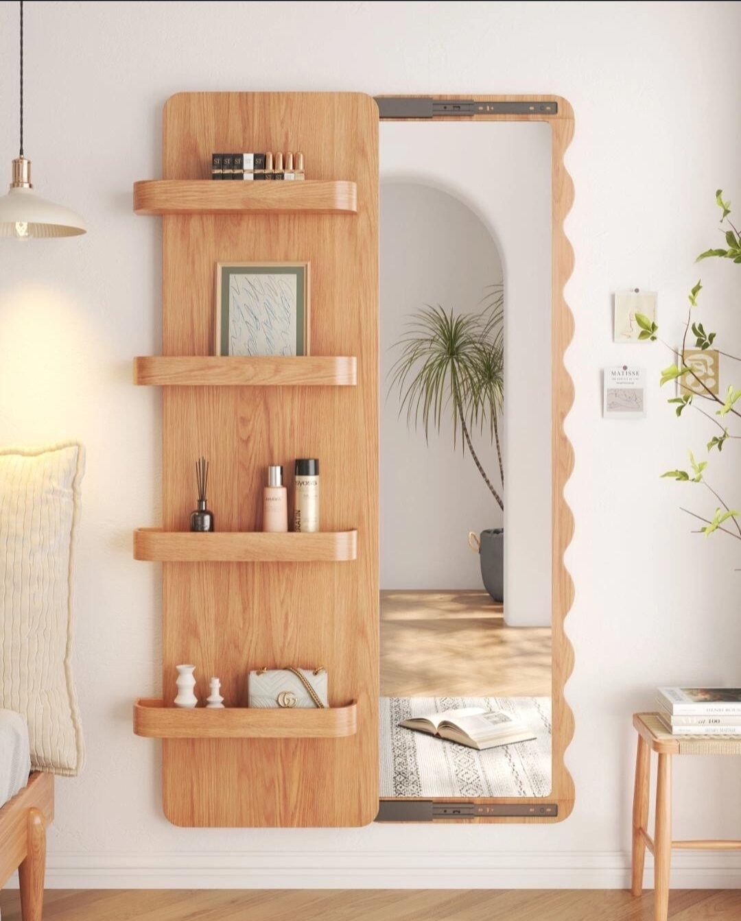 Combine Style with Mirror Shelves