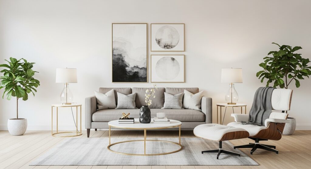Modern Minimalist Den